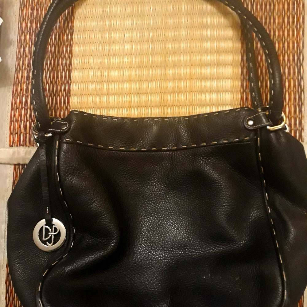 Donald J Pliner Leather Shoulder Bag